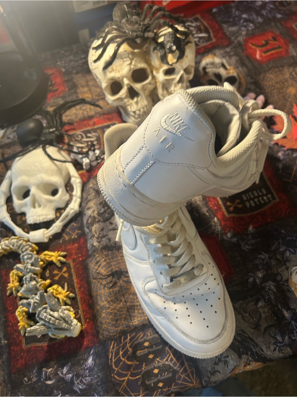 Nike Air White Leather Sneakers